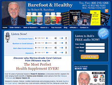 Tablet Screenshot of barefootandhealthy.com